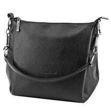 Women's bag B2787-00110, Black color, artificial leather, 19x10x23 cm