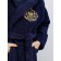 Baby robe, height 128 cm, dark blue color