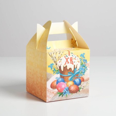 Confectionery box, packaging, “Christ is risen”, 14 x 14 x 14 cm 2678933