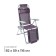 Swess chair, 82x59x116 cm, eggplant color