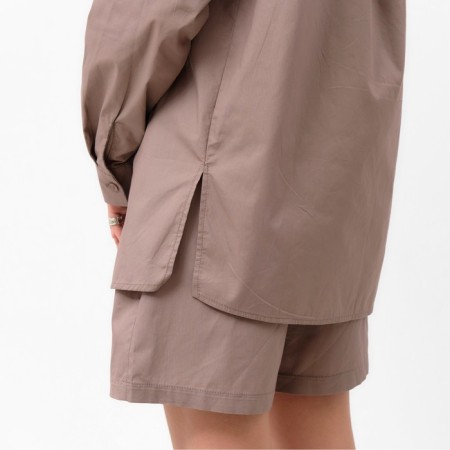 Women's costume (shirt and shorts) Mist Summer Time, size 42, coffee-5