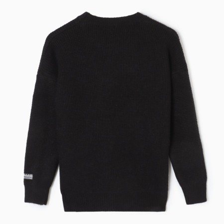 Women's sweater, black color, size 44-48 (One size)-6