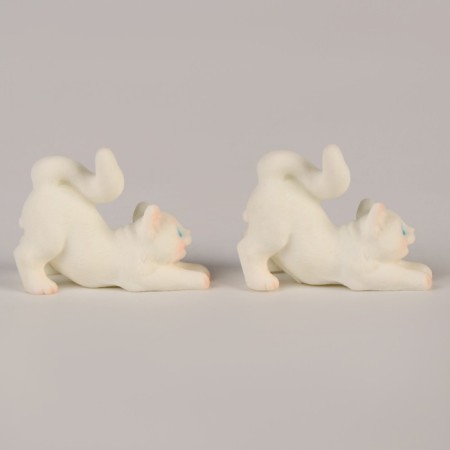 Miniature Puppet "Playful Cat", set 2 pcs., Size 1 pc. - 2 × 3.5 × 3 cm-2