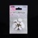 A set of plastic buttons on the leg, d = 15 mm, 10 pcs, matte, white/gold color
