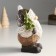 Souvenir Polystone "Santa Claus in a hat-gap, with a Christmas tree" 9x7x15 cm