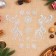 Set of stickers The design "Winter Tale" Holographic Foil, 33.8x24.4cm