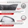 Leather braid, 6 pillows m gray Skyway, Eco, S01102235