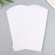 Foamiran glitter 2 mm 20x30 cm, white chameleon