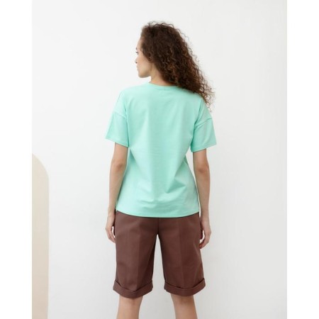Women's T-shirt Basic Line, mint color, rr 44-1