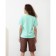 Women's T-shirt Basic Line, mint color, rr 44