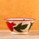 Rishtan ceramics "Granat", 18 cm, large, multi -colored