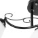 Aurora chandelier 3he27 40W Black 58x26 cm