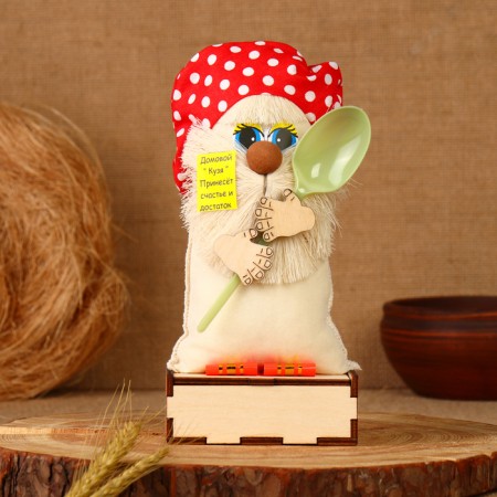 Amulet - box "Browner with a spoon", 25 cm, mix
