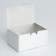 The box is folding, for chicken wings. Nuggetsov, 15 x 9.5 x 7 cm