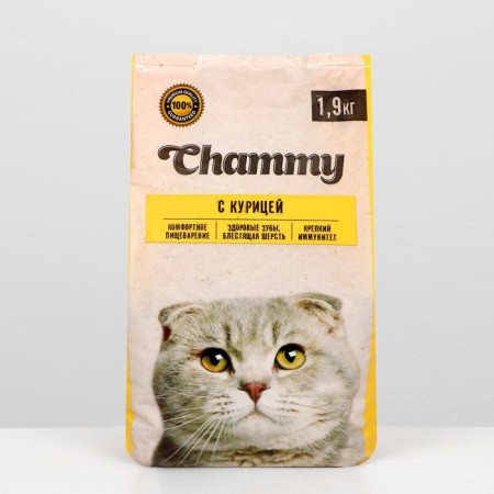 CHAMMY dry food for cats, chicken 1.9 kg