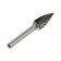 Bordra tundra Type G Parabolic pointed, 12 x 25 mm, shank 6 mm