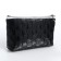Cosmetic bag with lightning, black color
