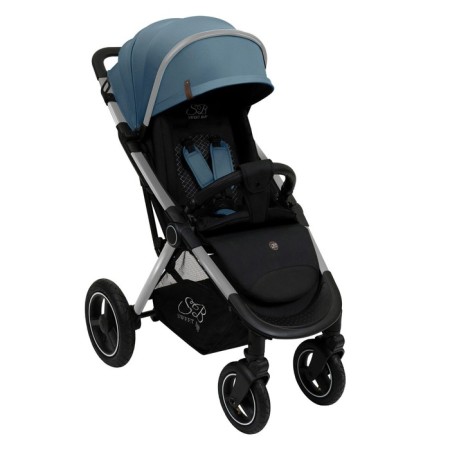 Walking stroller Sweet Baby Compatto, Silver Dark Green-7