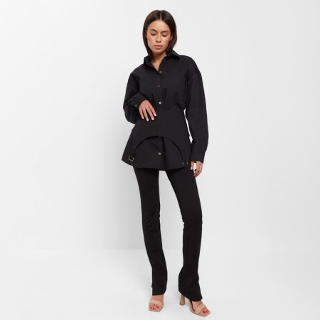 Women's jeans mist: Denim r.40-42, black-7