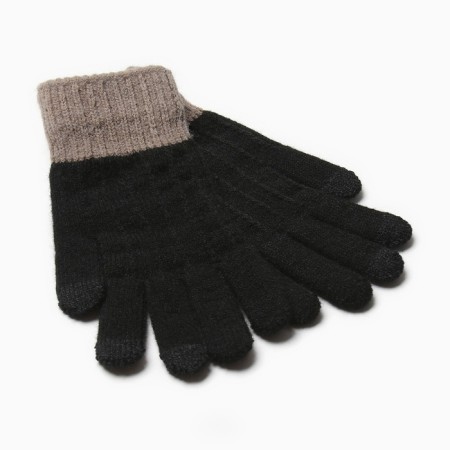 Women's gloves minku 22 cm black-3