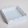 Cookie box, confectionery packaging with PVC lid, “made with love”, 13 x 13 x 3 cm