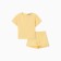 Kit for children (T-shirt and shorts) minku, yellow color, height 80-86