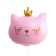 Foil ball 32 "Koshek-Koroleva Pink", figure