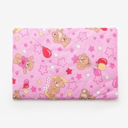 Pillow, size 40x60 cm, pink color, mix 224 stuffing-2