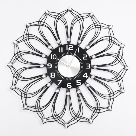 Watching clock, series: openwork, "Pillao", smooth move, D-59 cm, dial 22 cm