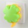 Non-light nightlight NN-606-LS-GR in a socket with a light sensor, green color