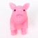 Brying toy "Little Pigue" for dogs, 9 cm, pale pink