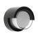 Facade lamp "City", FSD-049, 5 W, 4000K, circle, IP65, 220 V, plastic, black