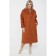 Female coat, size 56, orange color
