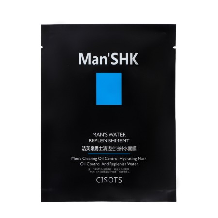 Moisturizing tissue mask for men