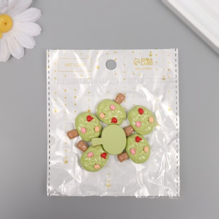 Decor for creativity plastic "Apple tree" set 6 Sh 2.5x2.3x0.8 cm-3