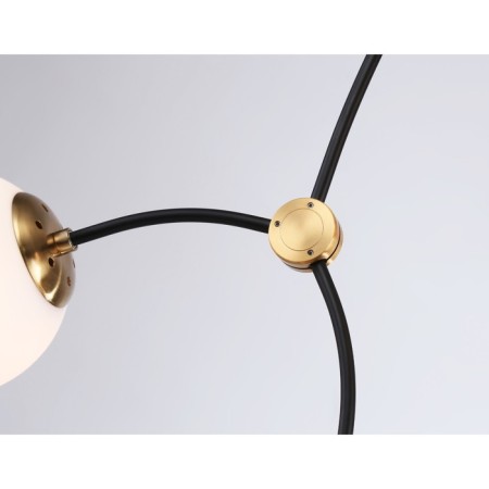 Suspended Ambrella Light, Modern, TR2575, 4HE27, Black color, bronze-3