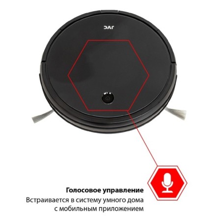 Robot vacuum cleaner JVC JH-VR510, 25 W, 0.5/0.11 l, black-9