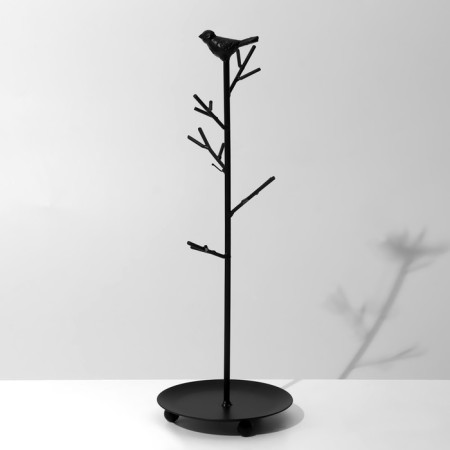 Organizer Universal "Bird on a branch", 12 × 34 cm, black color-2