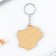 Key keychain wooden anime "in pink"