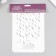 Plastic stencil "Rain" 16x24 cm