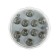 Submarine lamp with PDU, 10 LED, 3 W, IP68, RGB, from 3*AAA batteries (not in the set)