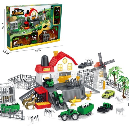 Parking "Farm", barn, aviary, transport, animals