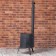 Oven for a cauldron 16 l d = 42 cm, with a chimney, with a door
