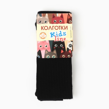 Pantyhose children, black color, height 128-134 cm-4