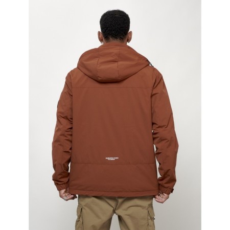 Male spring jacket, size 58, brown color-3