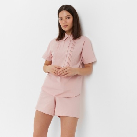 Women's suit (shirt, shorts) minku: enjoy color pink, size 44-5