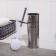 Black for the toilet with a stand, 10 × 10 × 37 cm, color chromium