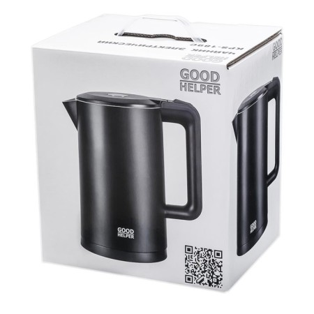 Electric kettle Goodhelper KPS-189C, plastic, Metal flask, 1.7 l, 1800 watts, black-9