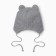 Children's hat, dark gray color, size 46-48