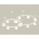 Ambrella Light Acrylic lamp, XR92211005, GX53 LED 12 W, white sand, white matte